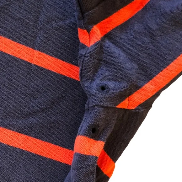Polo by Ralph Lauren Navy & Red Striped Shirt size XL - Picture 8 of 10